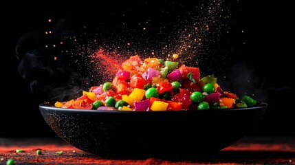 Naklejka premium Edible ink, used to decorate plates, originates from Spain