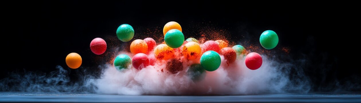 Edible helium balloons, served at Alinea in Chicago, USA, offer a whimsical dessert