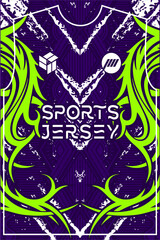 Sports Jersey Vector Illustration Background EPS