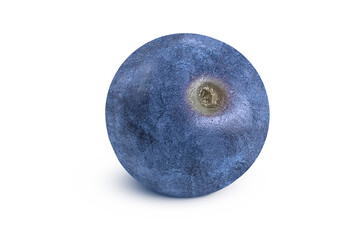 Blueberries on isolated white background