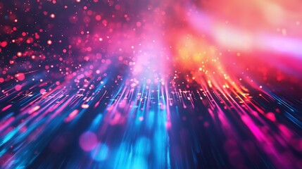 colorful abstract background representing the future of technology