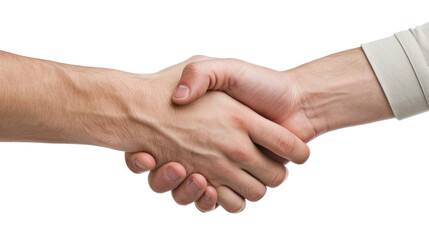 PNG Photo of shaking hands handshake white background agreement.
