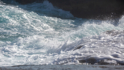 Milos island, Greece, beautiful water and cliffs