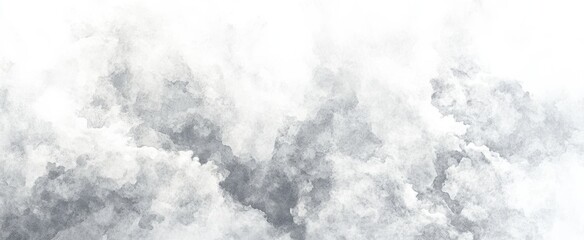 White watercolor background with gray abstract texture for design