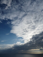 The sea and sky seen from the Izu coastline