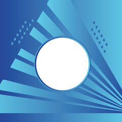 Abstract Blue Sunburst Banner Background Design. modern light ray sun art vintage backdrop texture background.