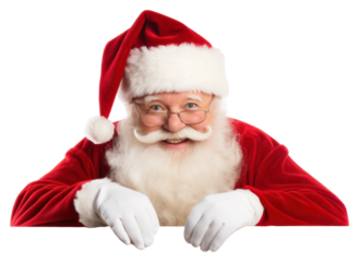 PNG Santa claus christmas white background celebration.