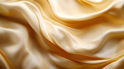 Fototapeta premium Soft and elegant golden wallpaper adorned with intricate, artistic designs