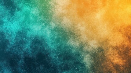 Fototapeta premium A vibrant abstract background showcasing a blend of teal and orange hues, creating a dynamic and energetic atmosphere.