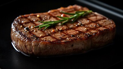 Juicy Hamburger Isolated on White Background Highlighting Savory Details and Appetizing Appeal - Generative AI