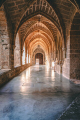 arches of the cathedral of the holy sepulchre