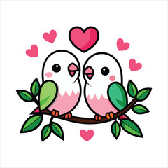 Love Bird Vector