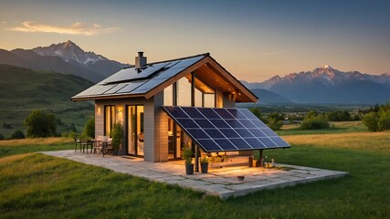 house in the mountains