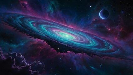 background with space