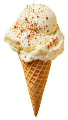 PNG A vanila ice-cream on the white background