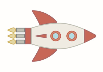 Cohete o nave espacial para viajar al espacio © Gabrieuskal