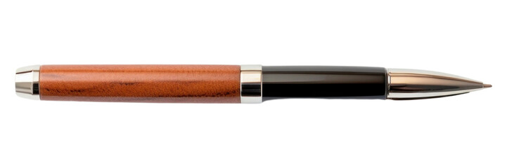 PNG Wooden Pen on the white background
