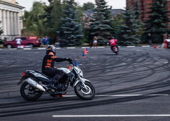 motocross rider on a motorcycle