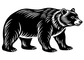 Fototapeta premium illustration of a polar bear