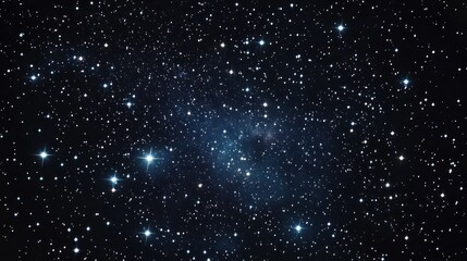 Fototapeta premium A Starry Night Sky with Numerous Stars of Varying Brightness