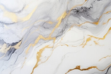Obraz premium Processed collage of white and gold marble texture. Background for banner, backdrop or texture