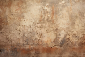 Fototapeta premium Processed collage of dirty brown concrete wall surface texture. Background for banner, backdrop