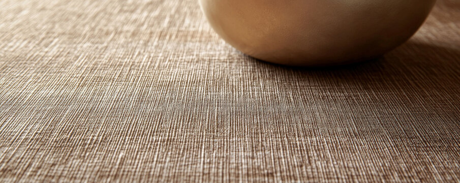 A brown textured surface with a soft, brushed finish, featuring fine, parallel lines that add depth and warmth.
