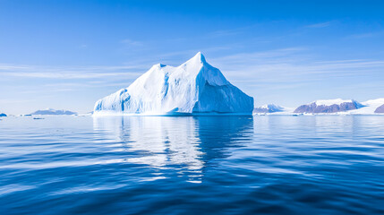 Iceberg Reflection in Arctic Waters
