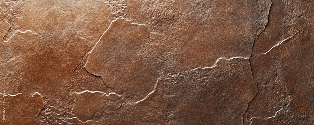 Wall mural a brown textured surface with a soft, matte finish, absorbing light to create a smooth, understated 