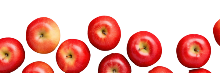 PNG Apples boder on the white background