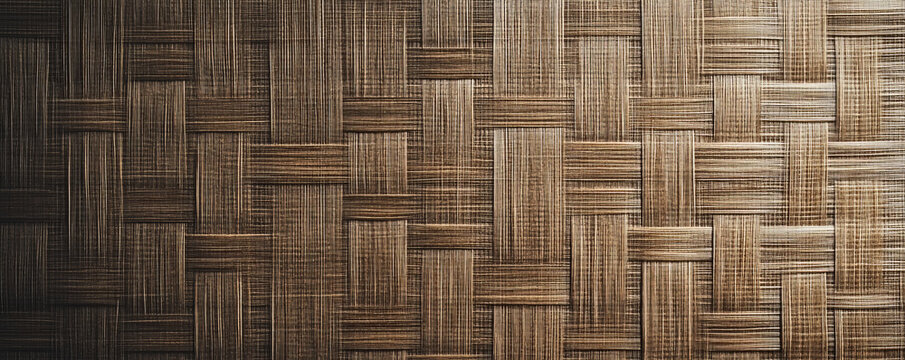 A brown textured surface with a fine, crosshatched pattern, creating a woven effect that adds sophistication to the natural tone.