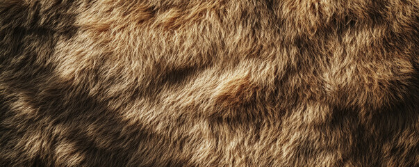 A fur textured surface with rough, rugged strands, offering a natural, earthy texture with deep shadows.