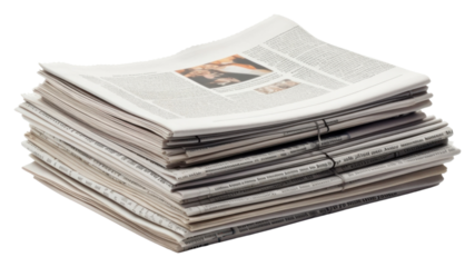 PNG Newspaper on the white background