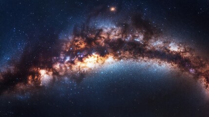 Fototapeta premium A Starry Night Sky with the Milky Way Galaxy