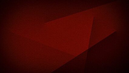 Dark red abstract geometric background in 4K with grainy textures and sharp triangular shapes. Ideal for bold, modern wallpapers, backdrops, or banners