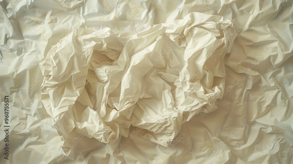Poster a simple bedroom scene with a white sheet on top of the bed, ready for use