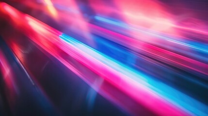 Multicolored neon light leaks for vibrant backgrounds
