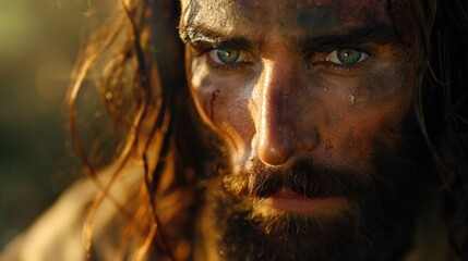 A close-up shot of a man with distinctive long hair and beard, suitable for use in editorial or commercial contexts