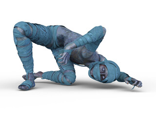 ミイラ女　3DCGレンダリング