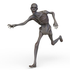 男性ゾンビ　3DCGレンダリング