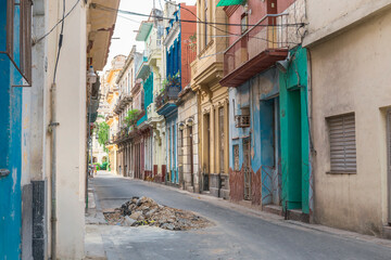 One of the streets of Havana - Cuba