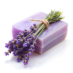 lavender soap with lavender