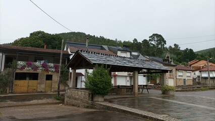 Panorámica de Laza, Galicia