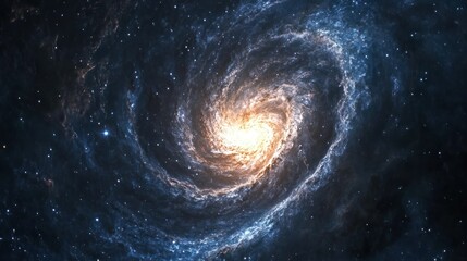 A Spiral Galaxy with Bright Core and Scattered Stars