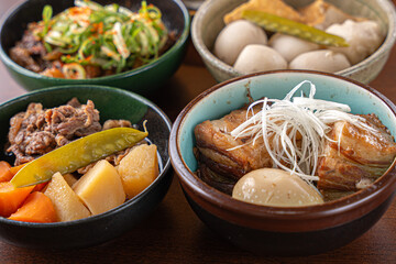 美味しそうな惣菜 料理 おふくろの味