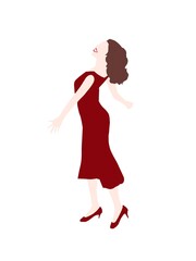 歌いあげるミュージカル女優