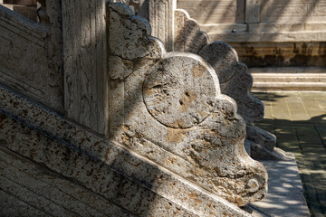 Ancient Architecture Landscape of Confucius Temple China in Qufu City, Shandong Province, China