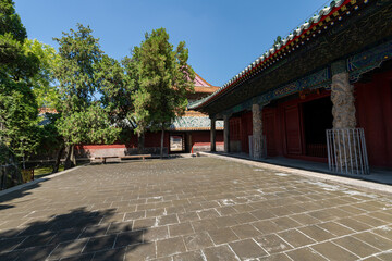 Fototapeta premium Ancient Architecture Landscape of Confucius Temple China in Qufu City, Shandong Province, China