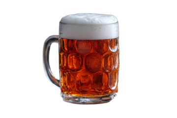  A large glass of beer filled to the brim, set against a sleek black background, highlighting its golden hue and frothy top.