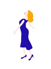 歌いあげるミュージカル女優